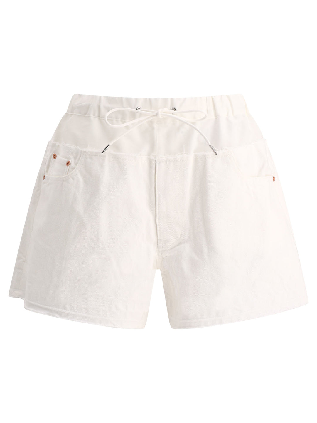 S With Nylon Inserts Short White