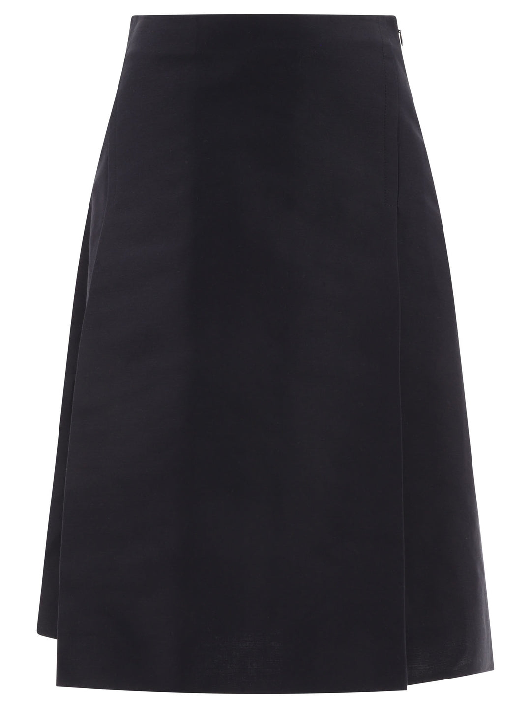 Cady Midi Skirt With Maxi Pleats Skirts Black