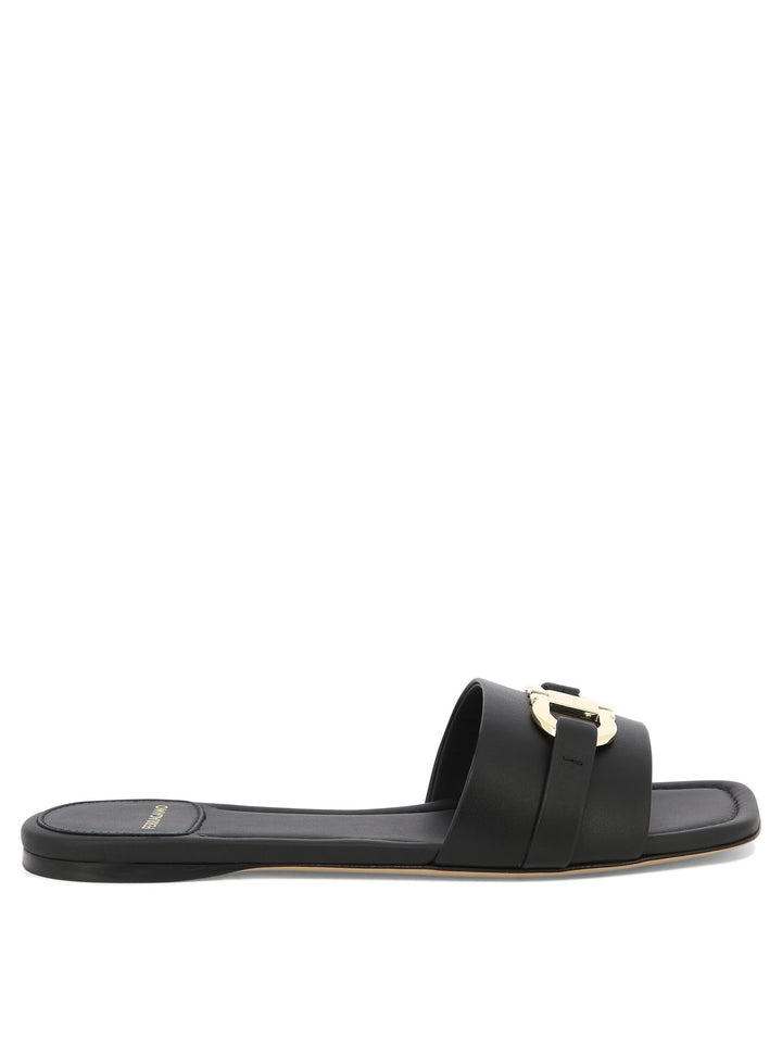 Gancini Sandals Black