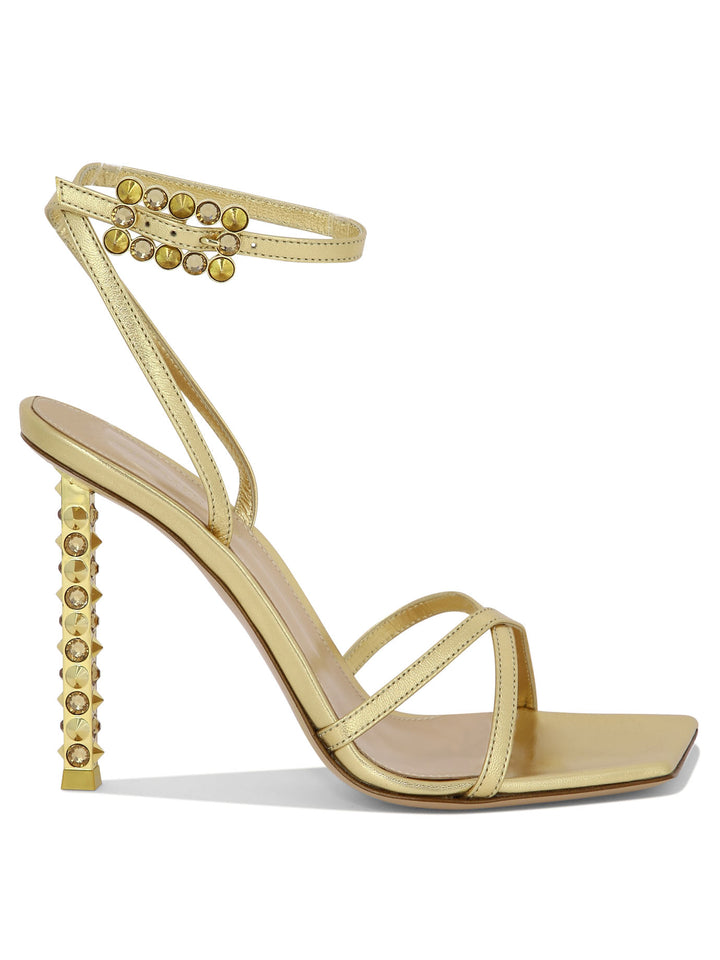 Wonder Heeled Shoes Gold