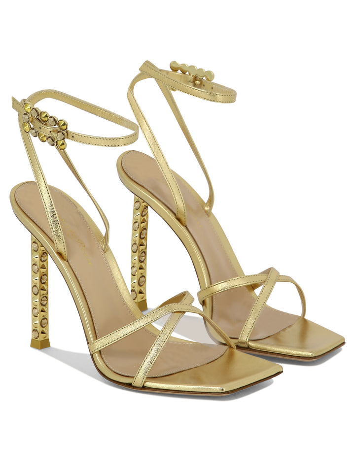 Wonder Heeled Shoes Gold