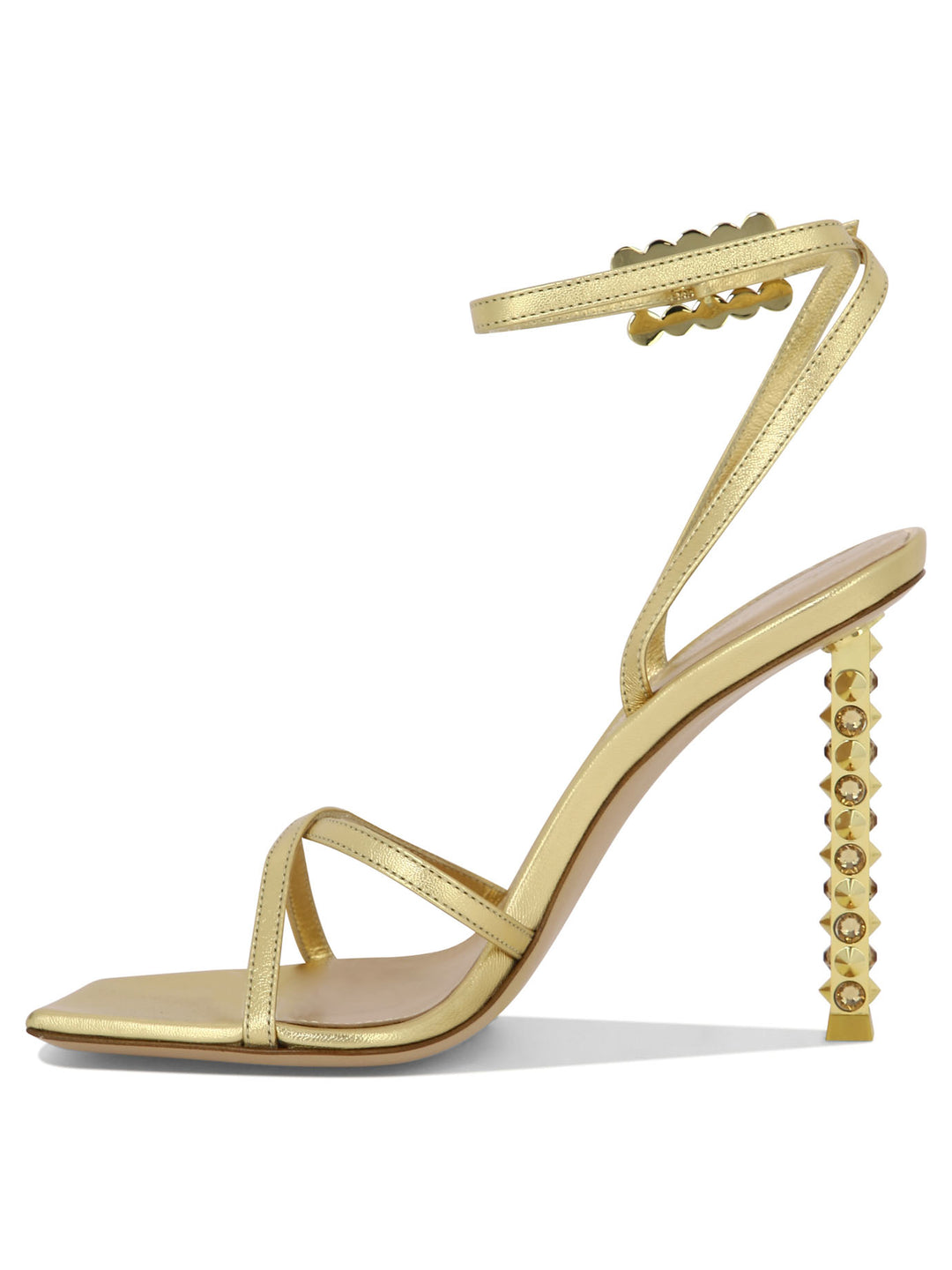 Wonder Heeled Shoes Gold