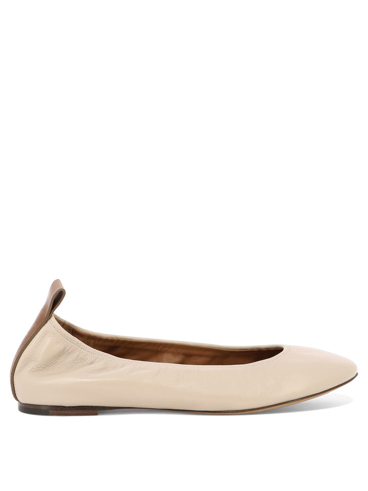 Nappa Ballet Flats Ballerinas Beige