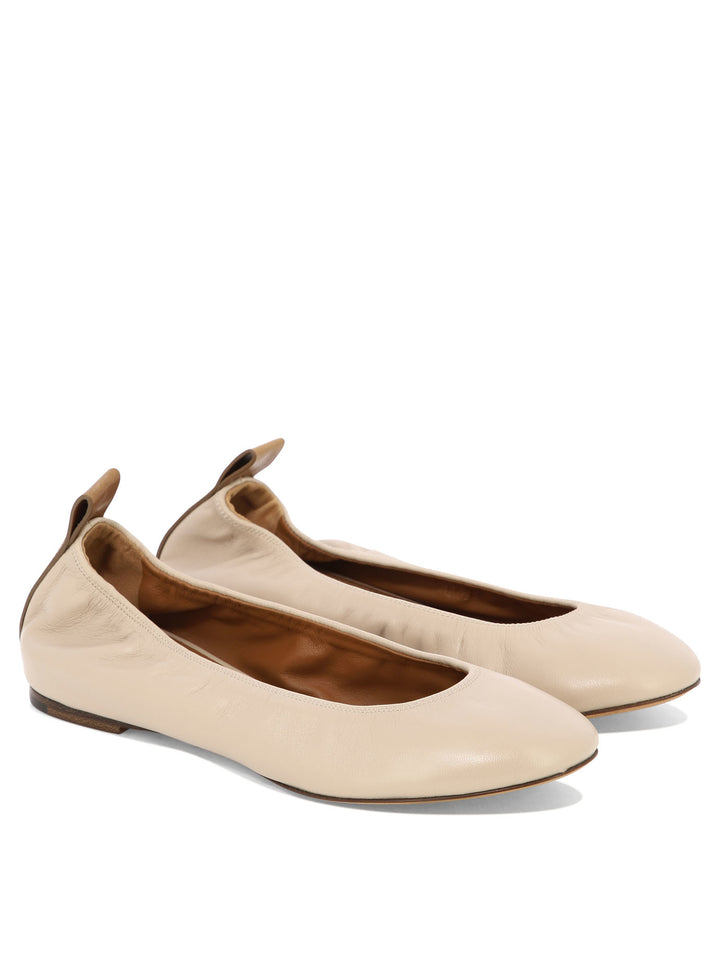 Nappa Ballet Flats Ballerinas Beige