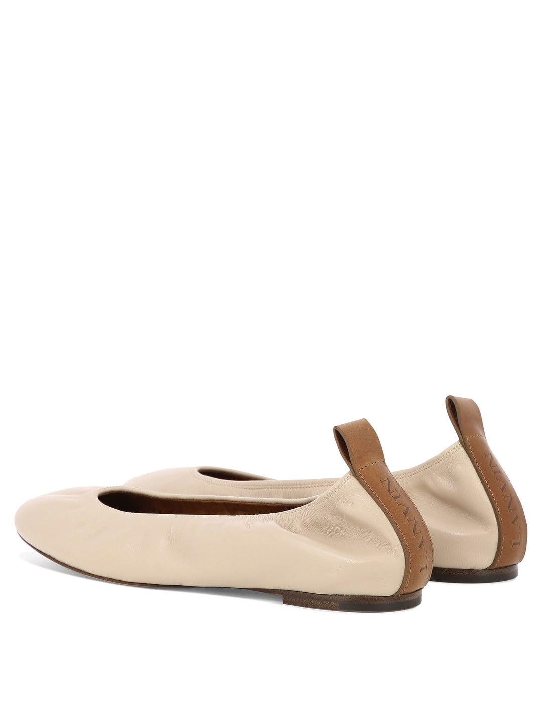 Nappa Ballet Flats Ballerinas Beige