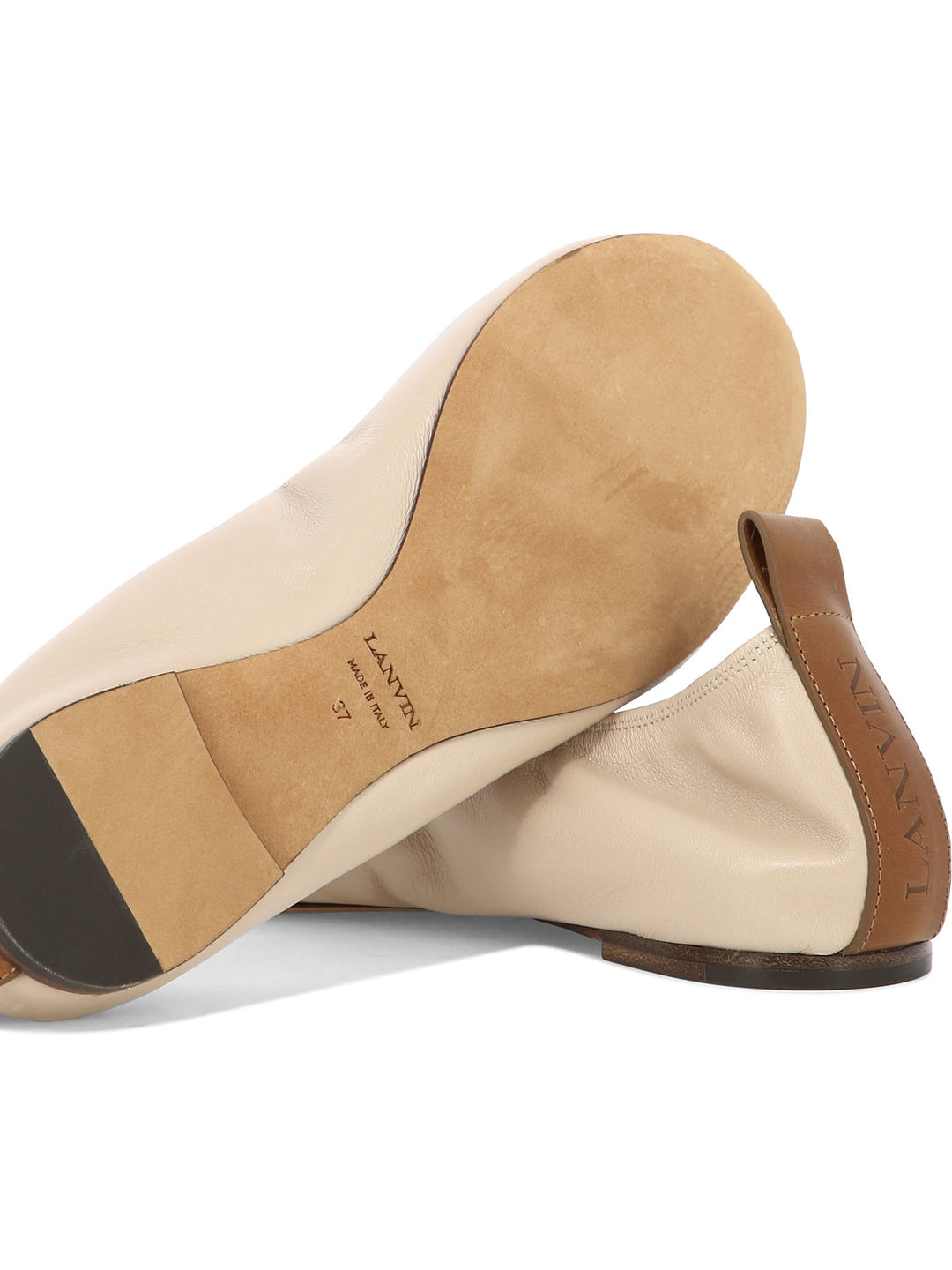 Nappa Ballet Flats Ballerinas Beige