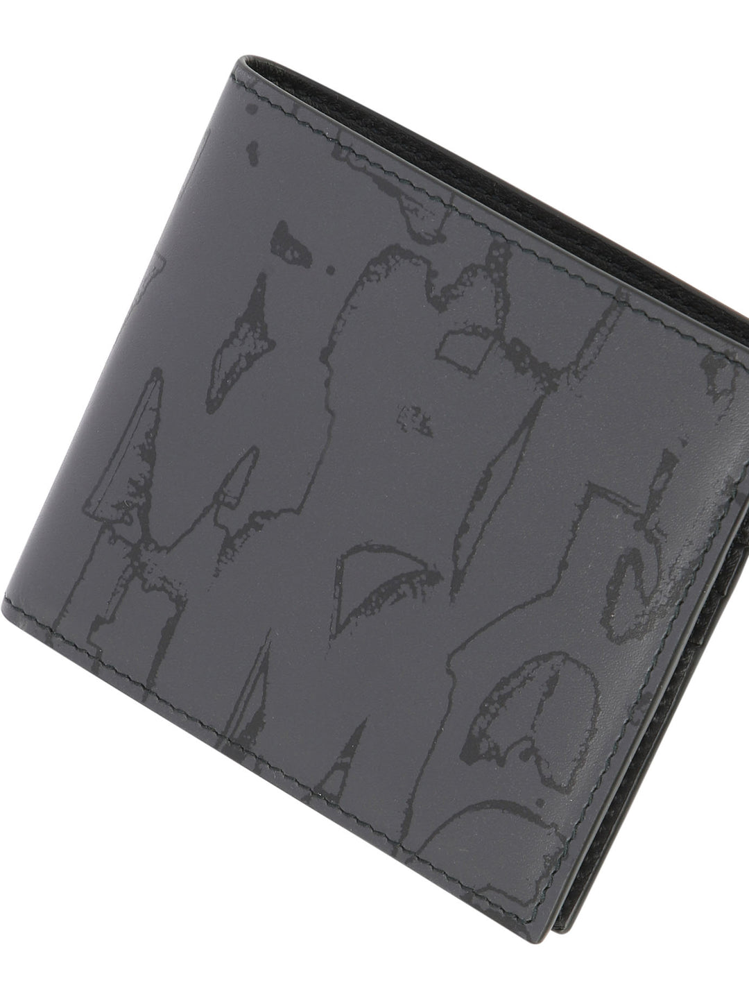 Mcqueen Graffiti Billfold Wallets & Card Holders Black