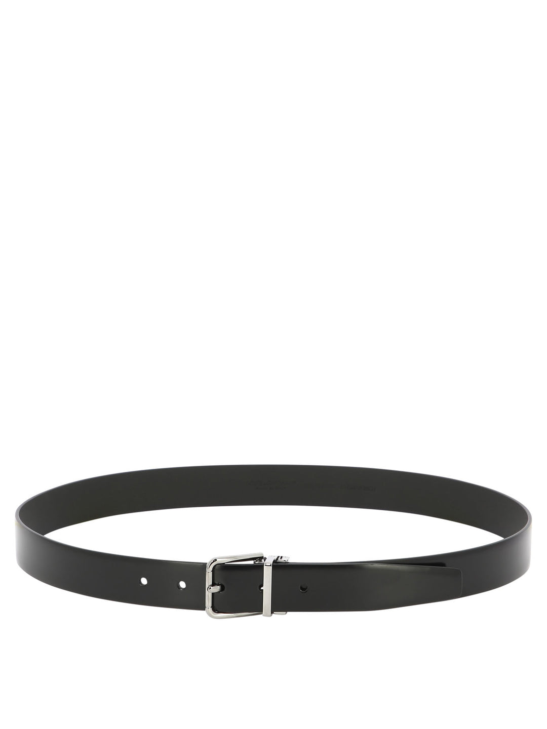 Brushed Calfskin Leather Belt Belts Black