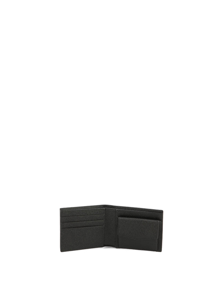 Wallet With Logo Wallets & Card Holders Black