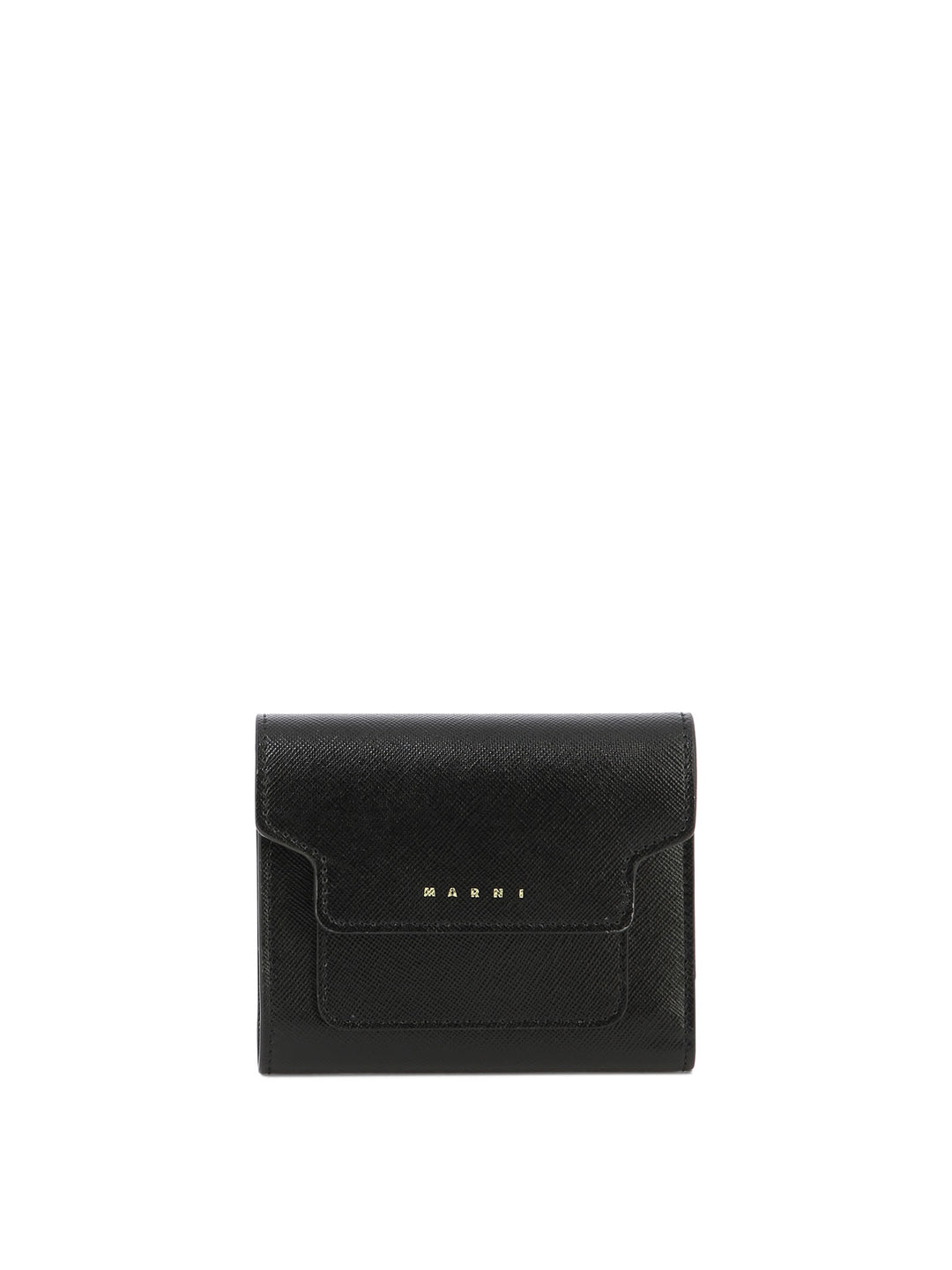 Wallet In Saffiano Leather Wallets & Card Holders Black