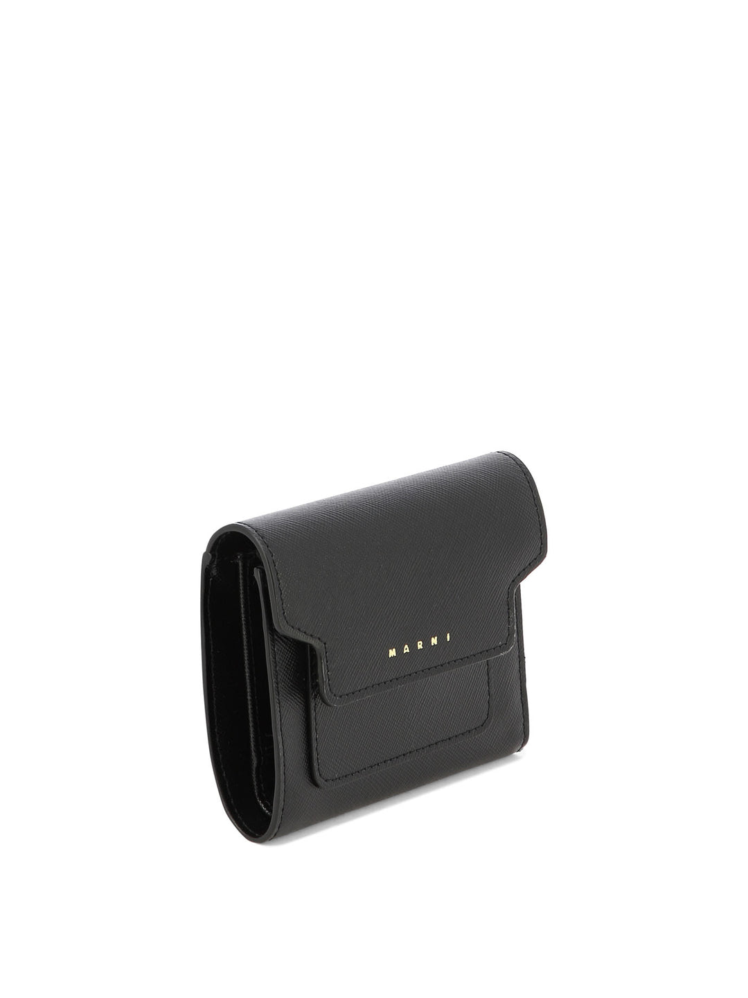 Wallet In Saffiano Leather Wallets & Card Holders Black