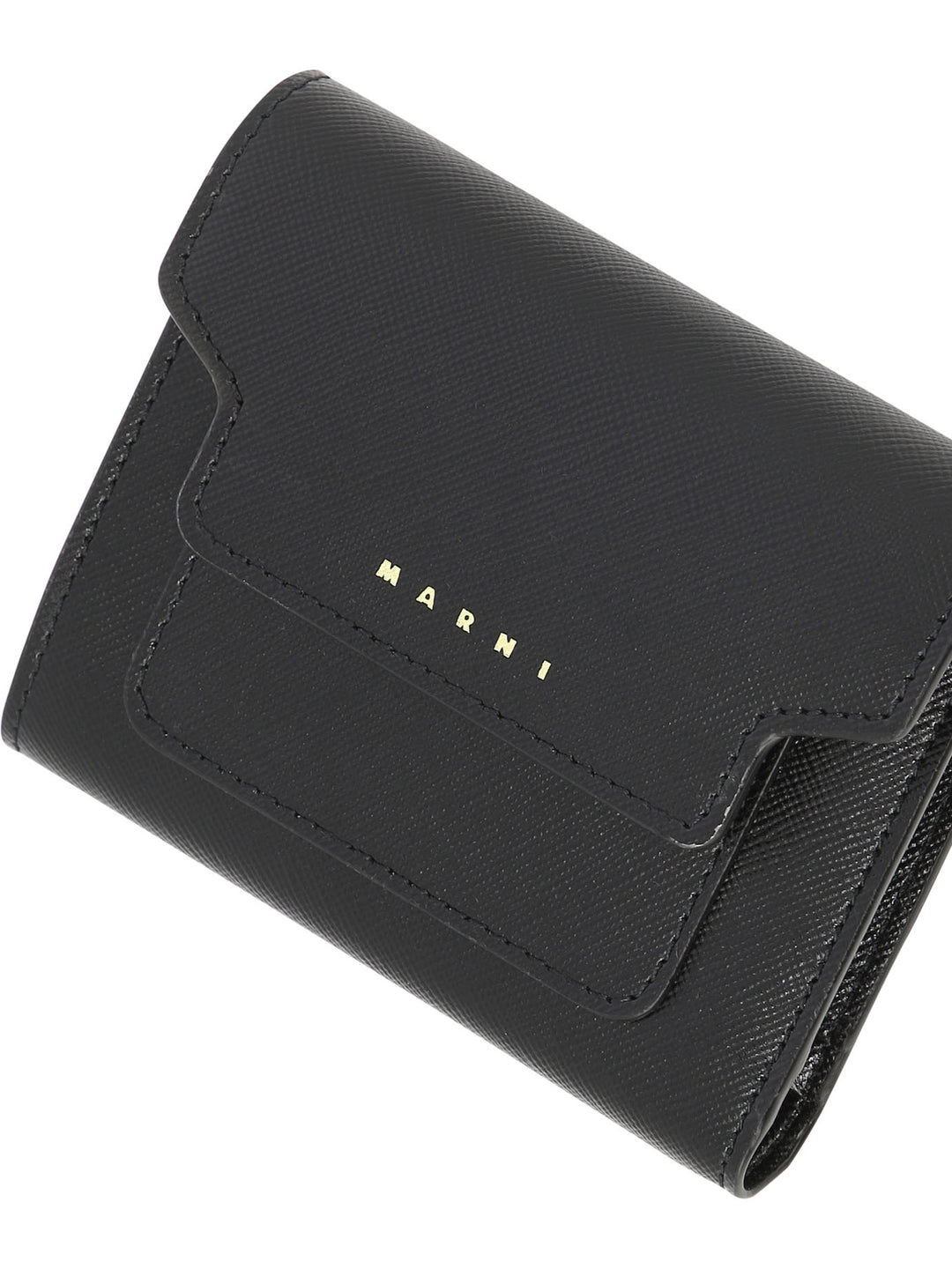 Wallet In Saffiano Leather Wallets & Card Holders Black