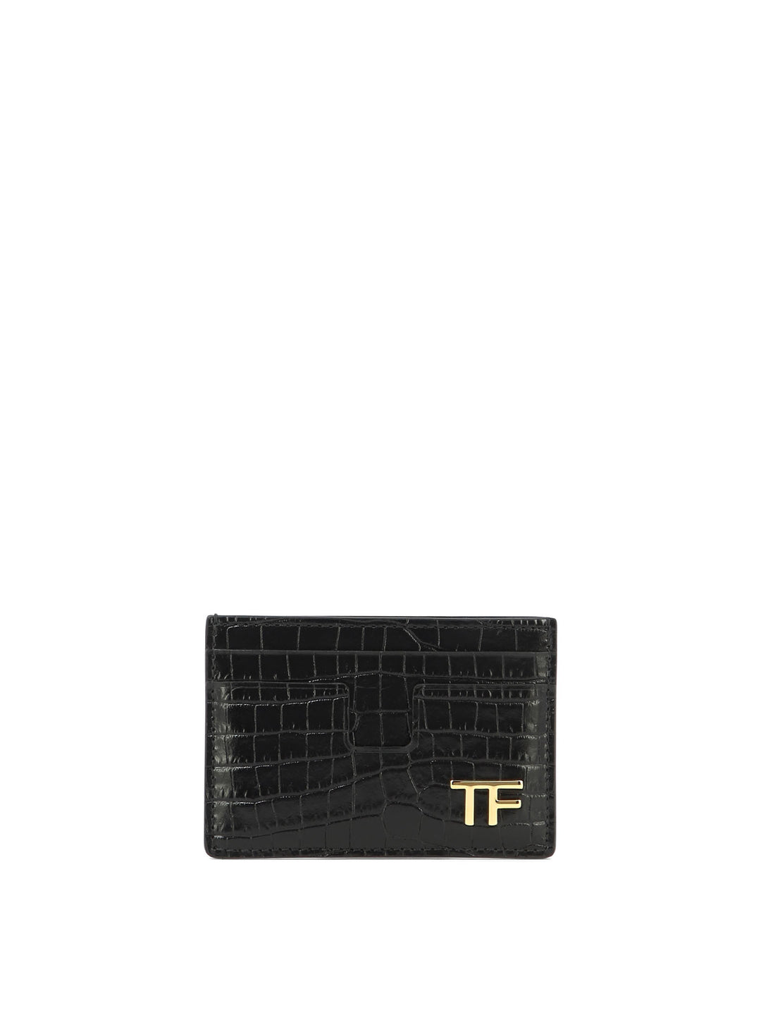 Card Holder With Logo Wallets & Card Holders Black