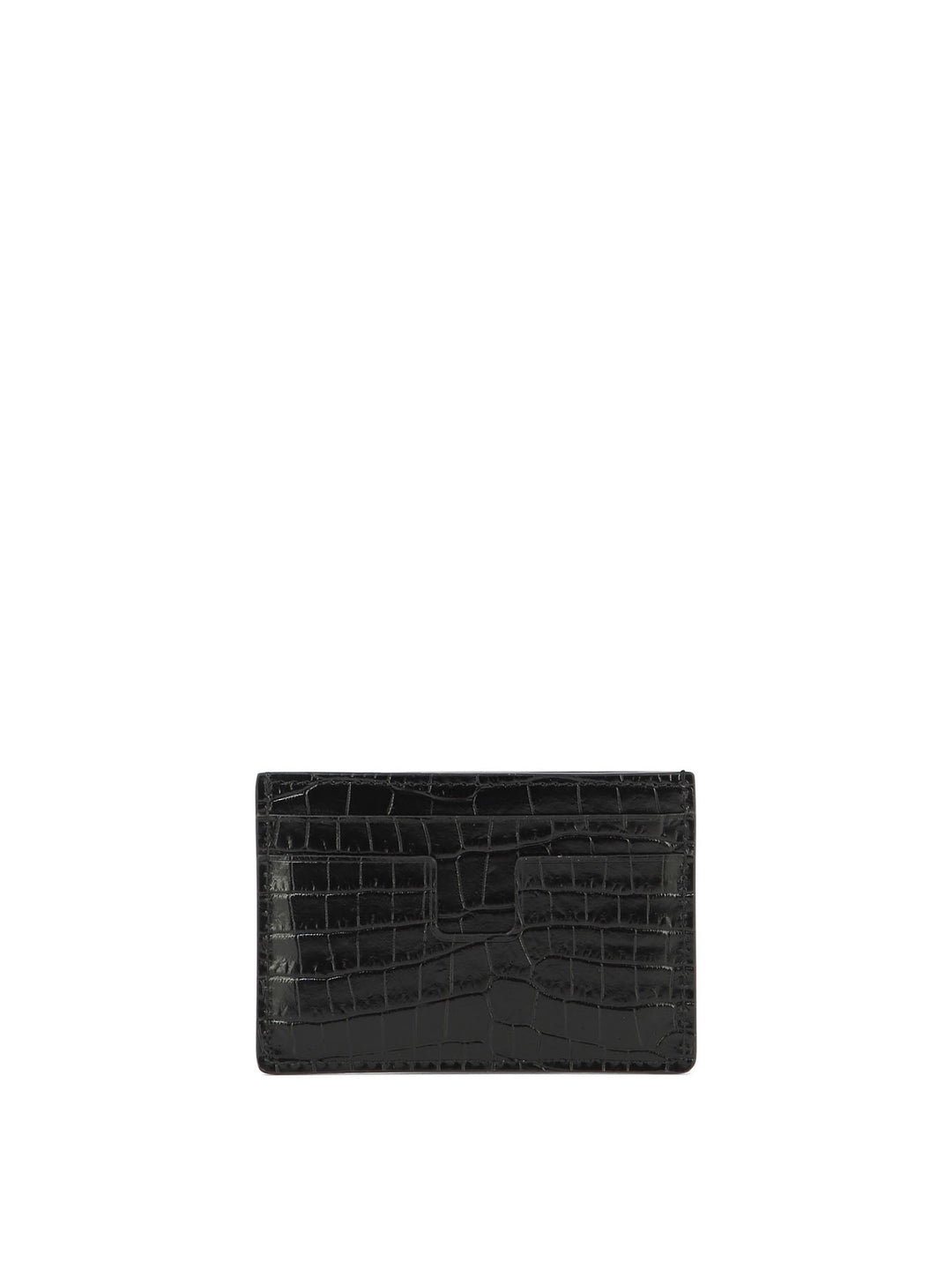 Card Holder With Logo Wallets & Card Holders Black