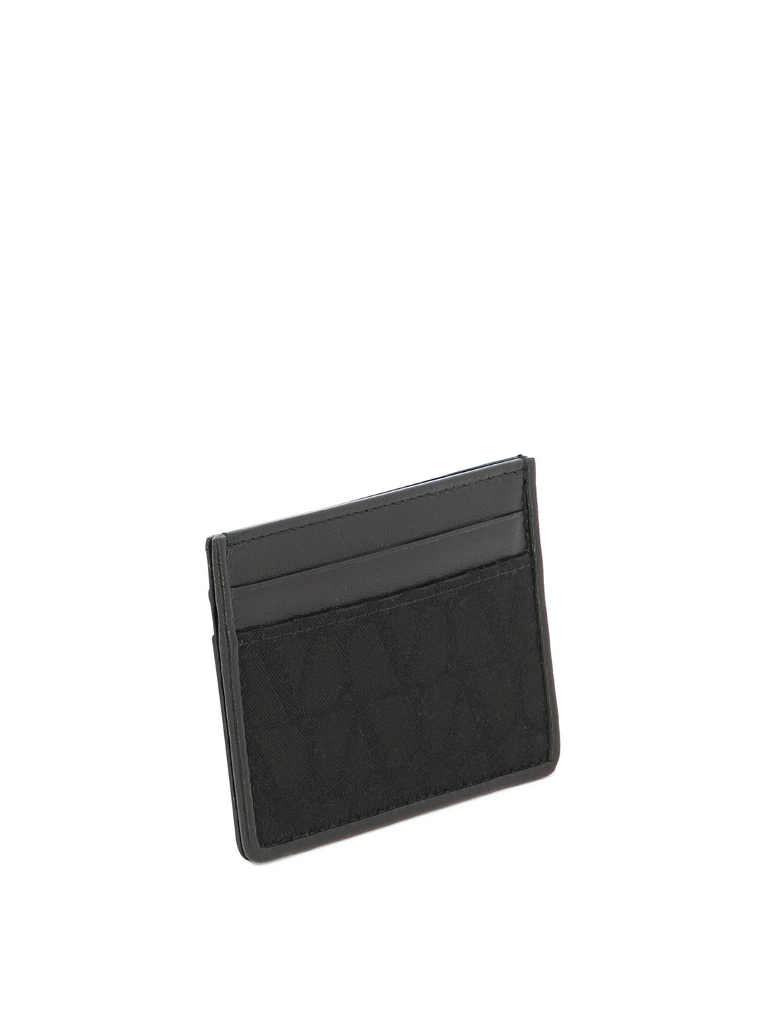 Card Holder In Toile Iconographe Technical Fabric Wallets & Card Holders Black