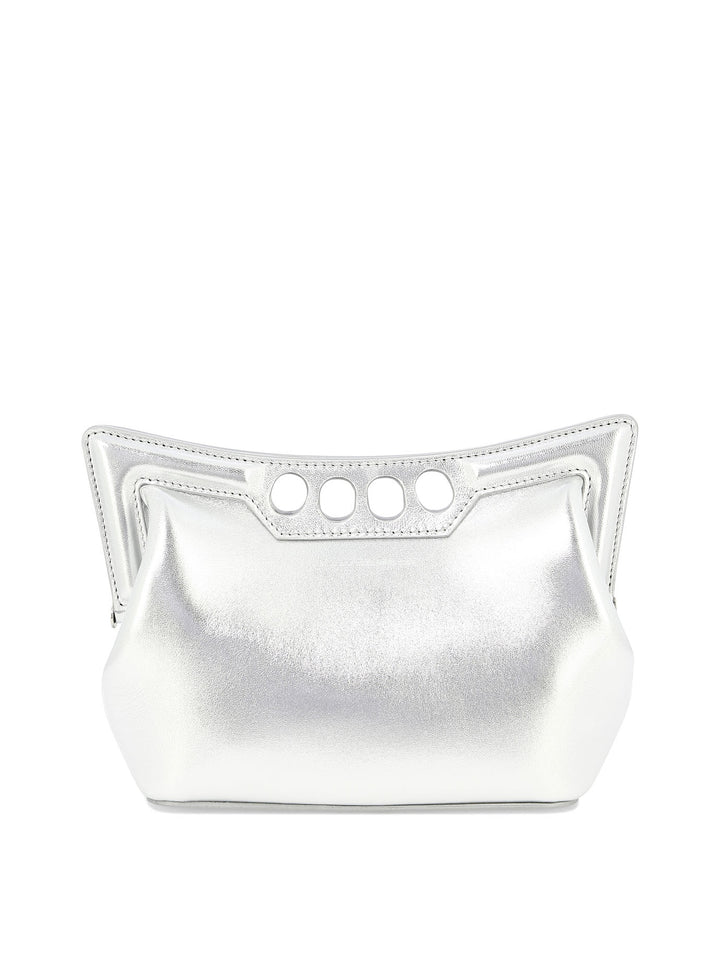 The Peak Mini Crossbody Bags Silver