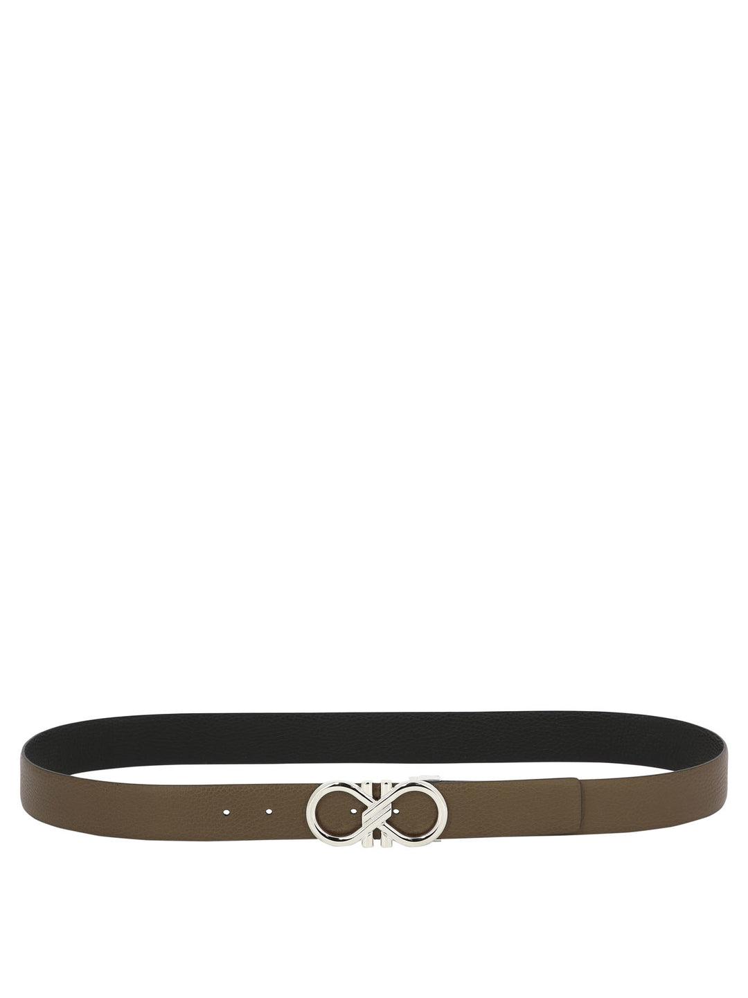 Reversible And Adjustable Gancini Belt Belts Brown