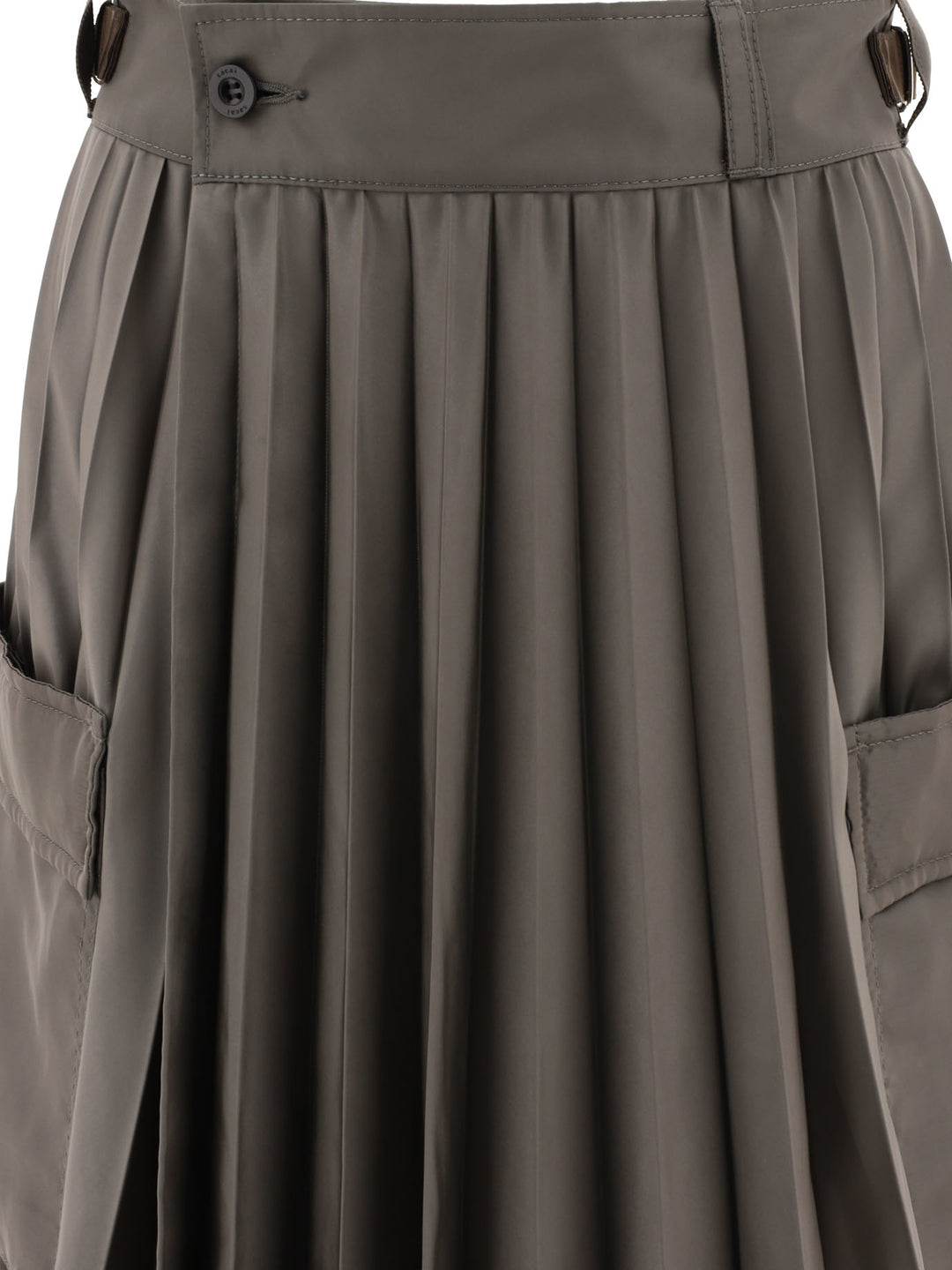 Nylon Twill Skirt Skirts Green