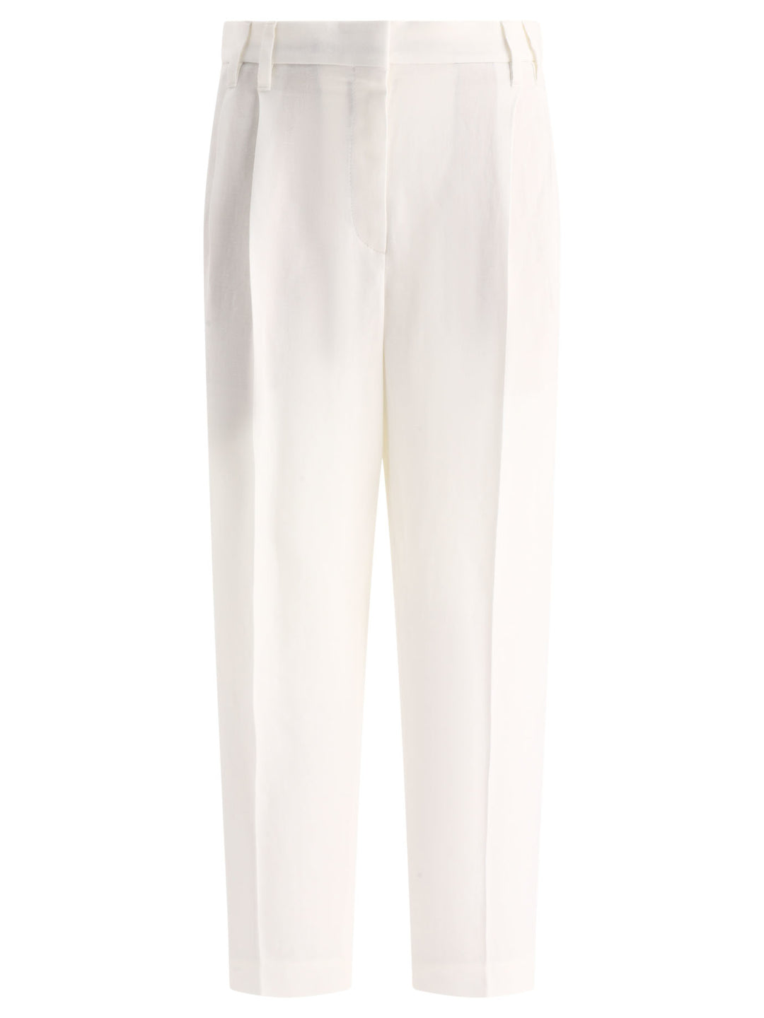 Slouchy Trousers White