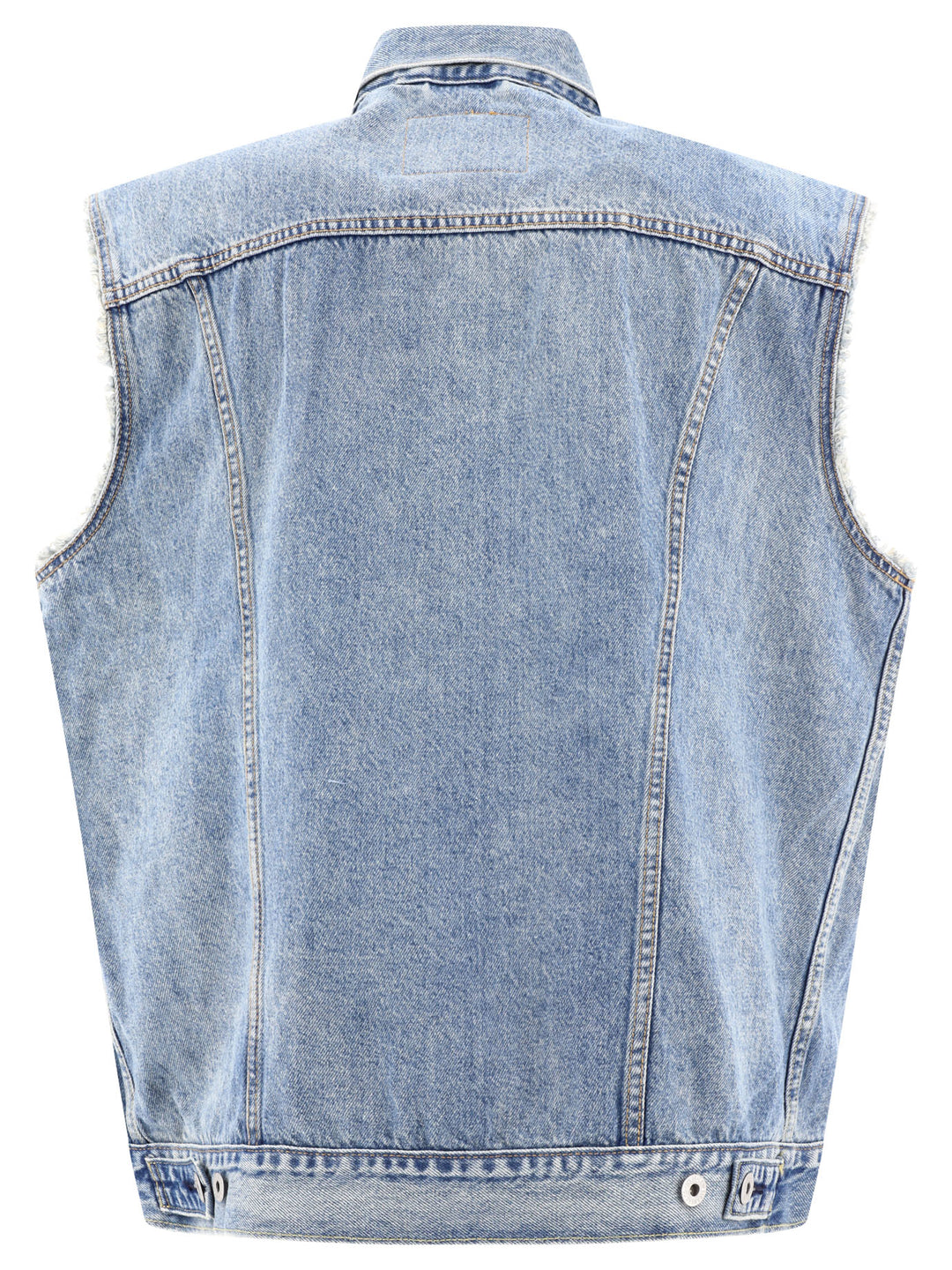 Trucker Vest Jacket Jackets Light Blue