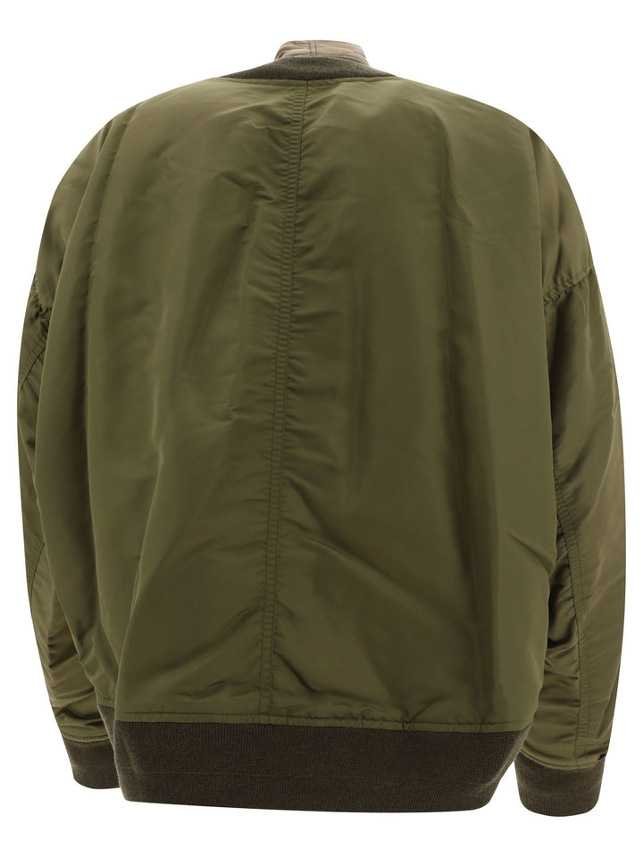 Oversize Bomber Jacket Jackets Green