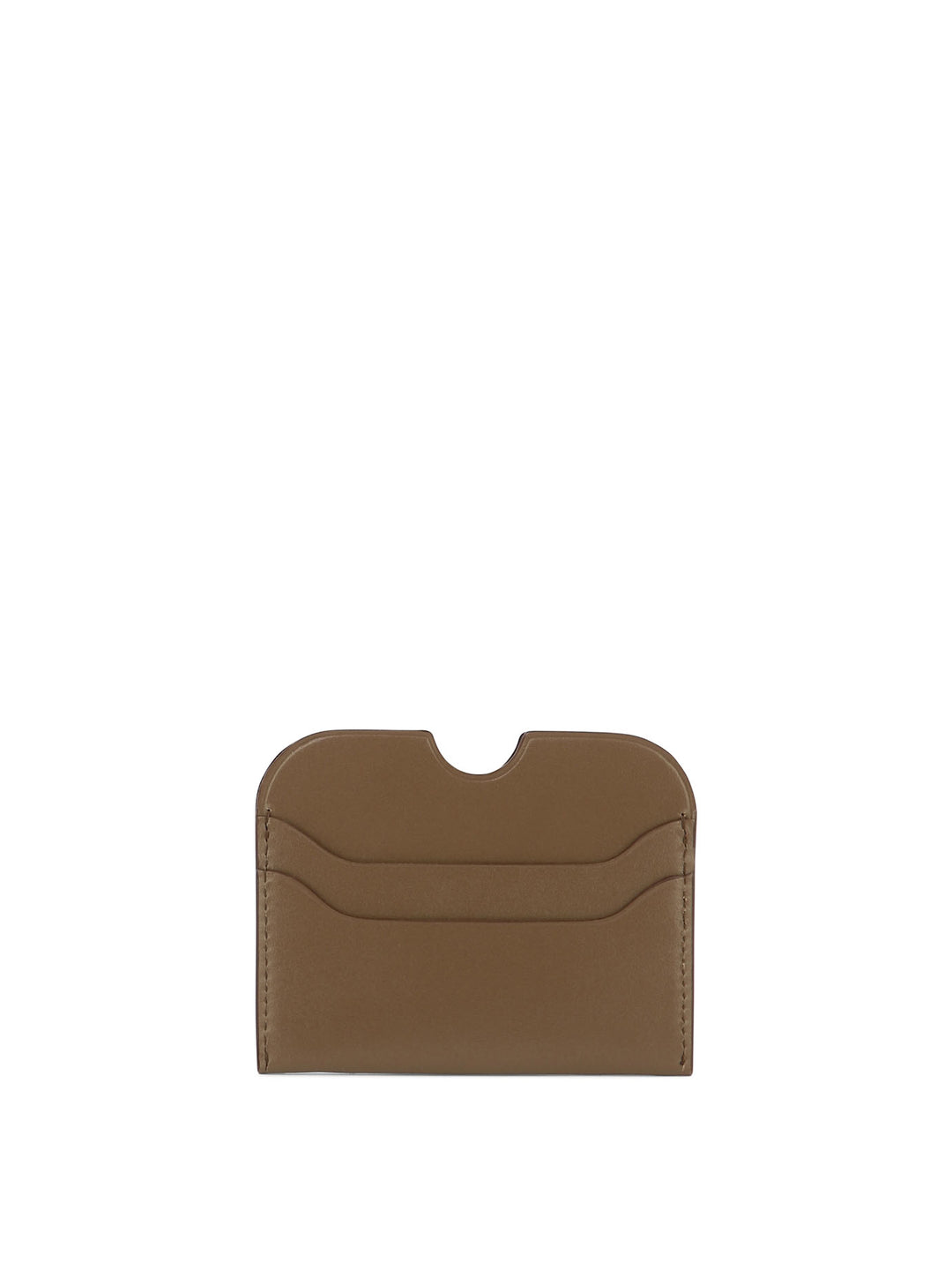 Leather Card Holder Wallets & Card Holders Beige