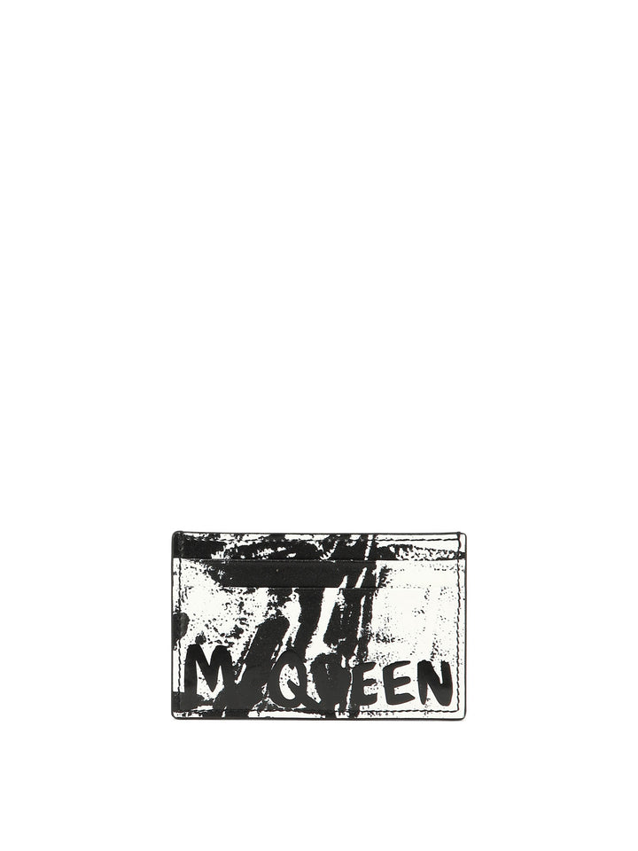 Mcqueen Graffiti Wallets & Card Holders Black