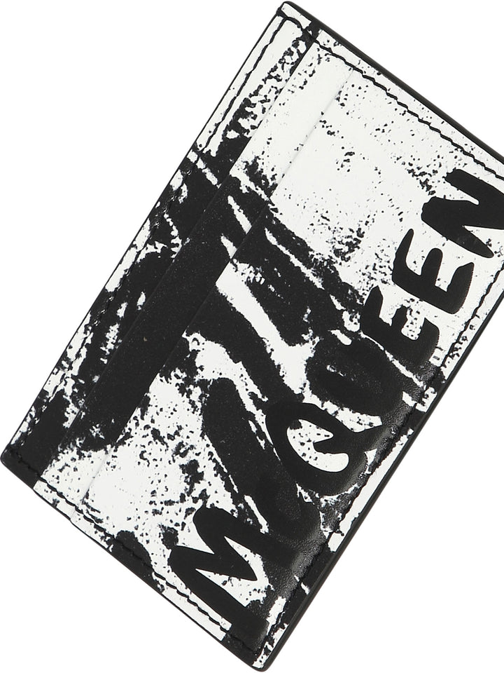 Mcqueen Graffiti Wallets & Card Holders Black