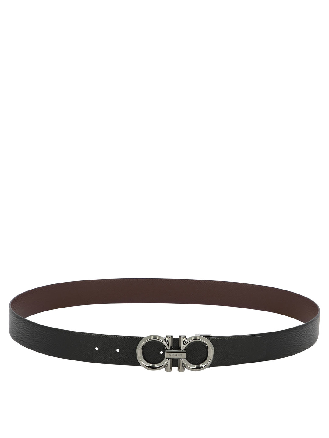 Reversible And Adjustable Gancini Belt Belts Black