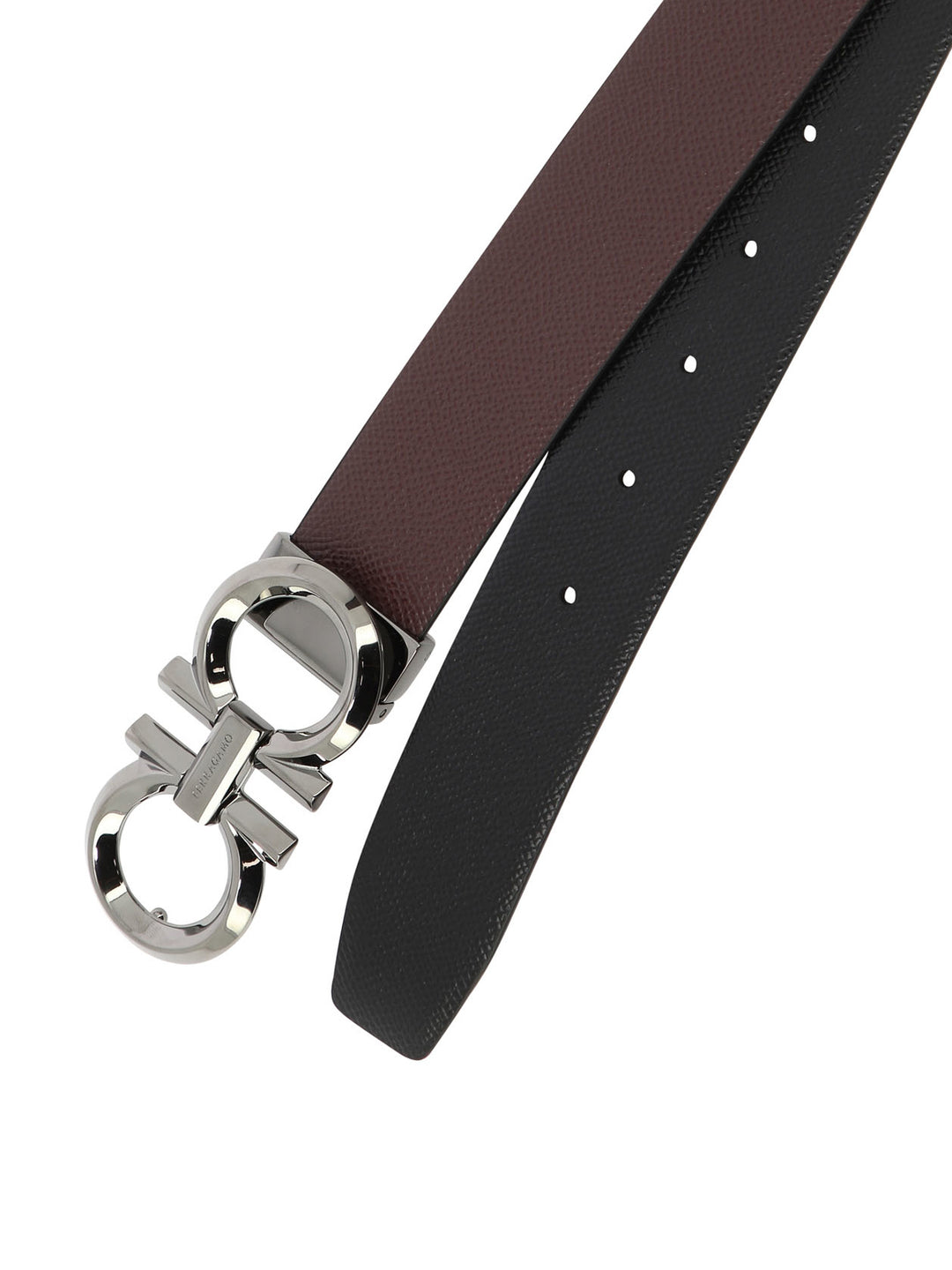 Reversible And Adjustable Gancini Belt Belts Black