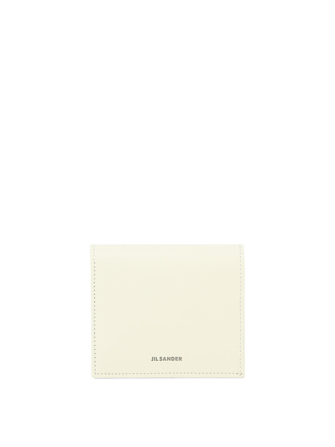 Folded Wallet With Embossed Jil Sander Logo V Wallets & Card Holders White