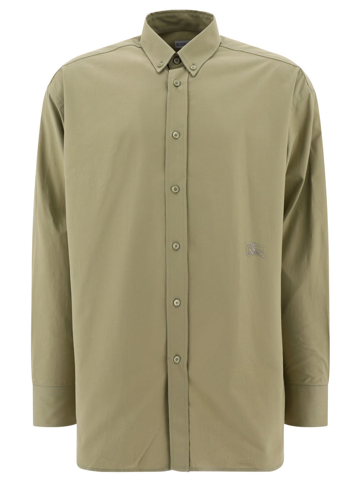 Cotton Oxford Shirt Shirts Green