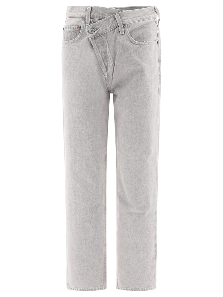 Criss Cross Jeans Grey