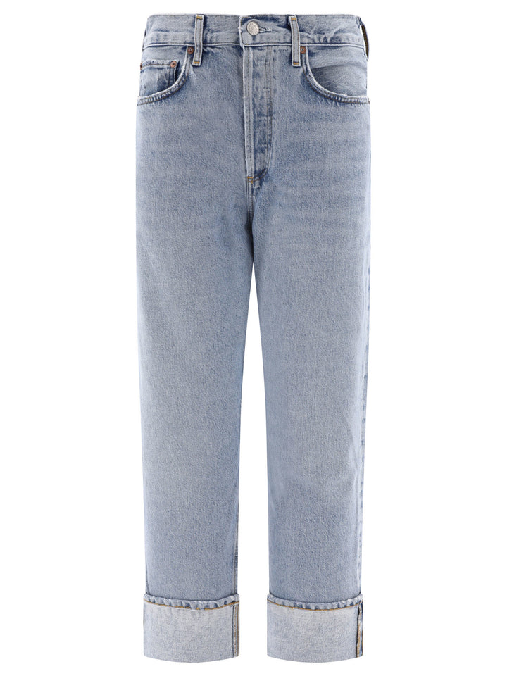 Fran Low Slung Jeans Light Blue