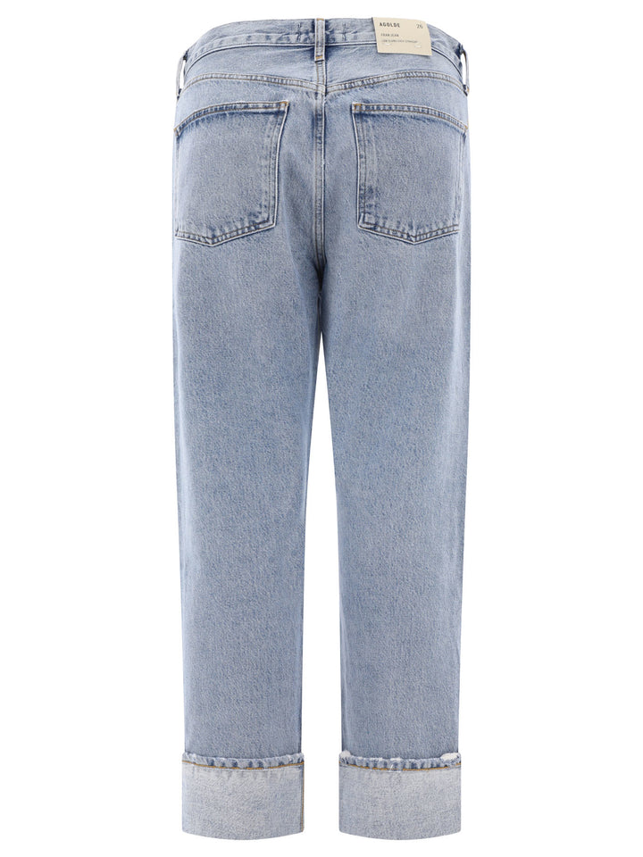 Fran Low Slung Jeans Light Blue