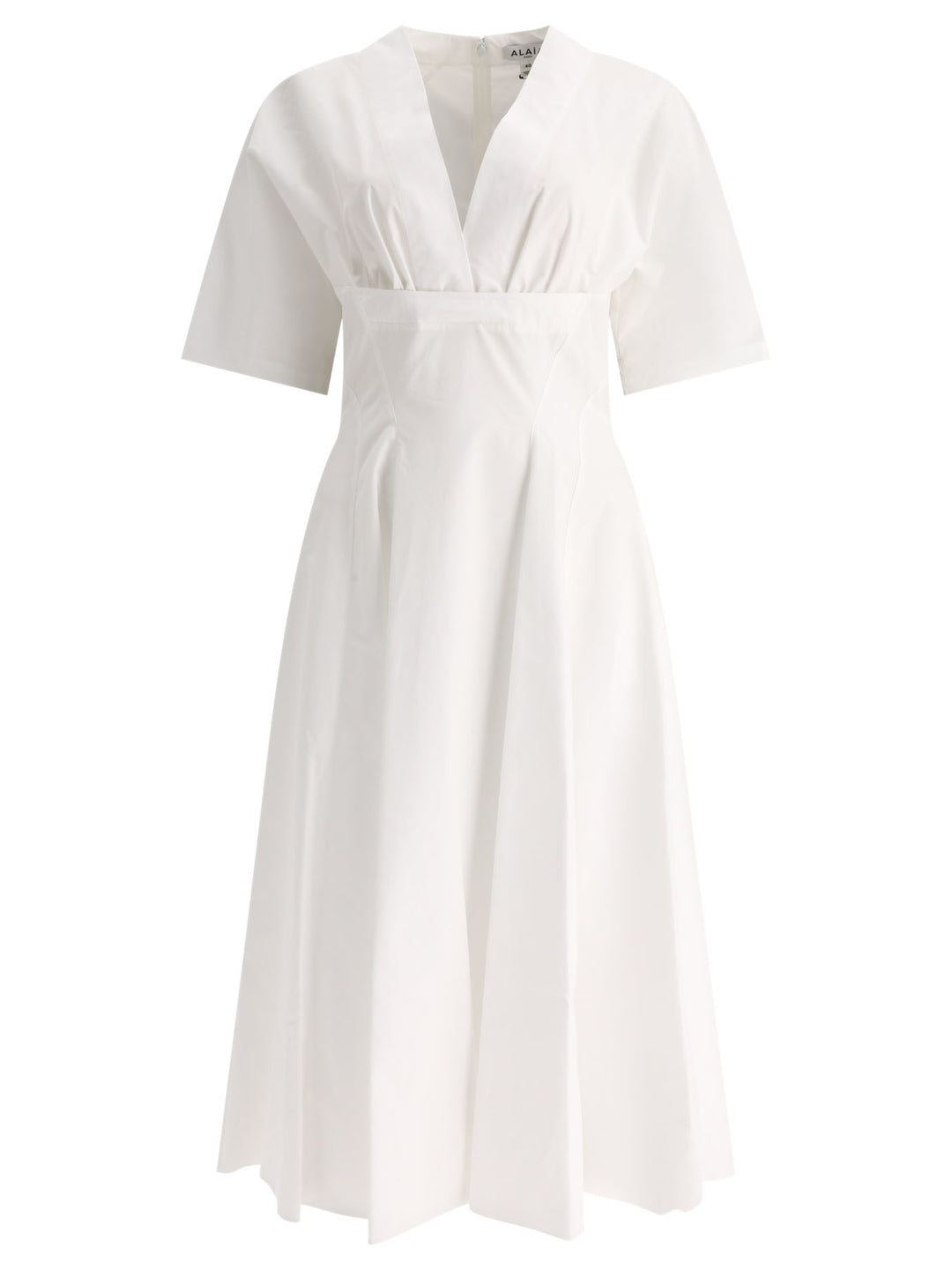 Poplin Dress Dresses White