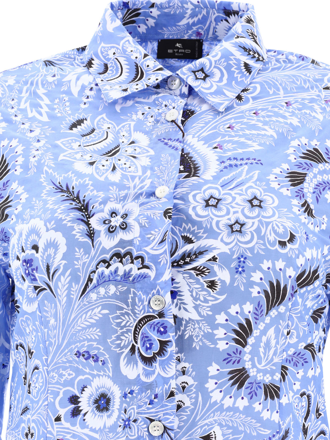 Printed Shirt Shirts Light Blue