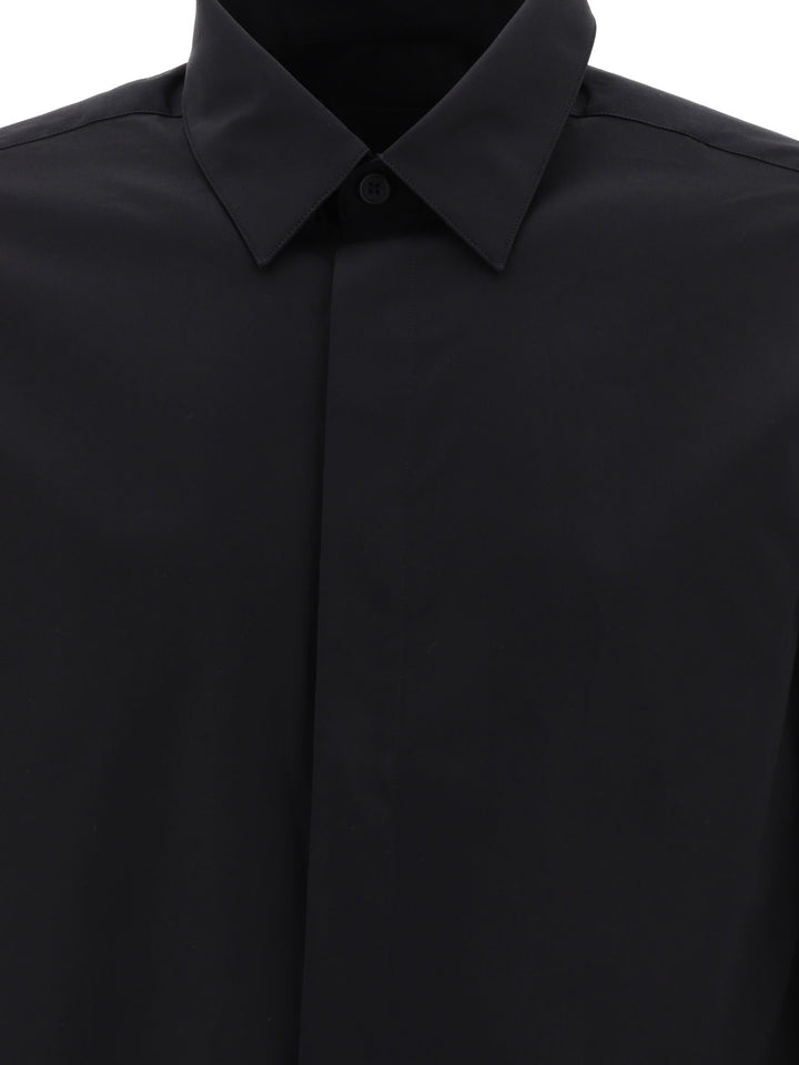 Shirt In Poplin Shirts Black