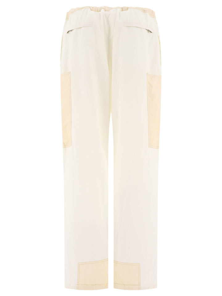 Parachute Trousers White