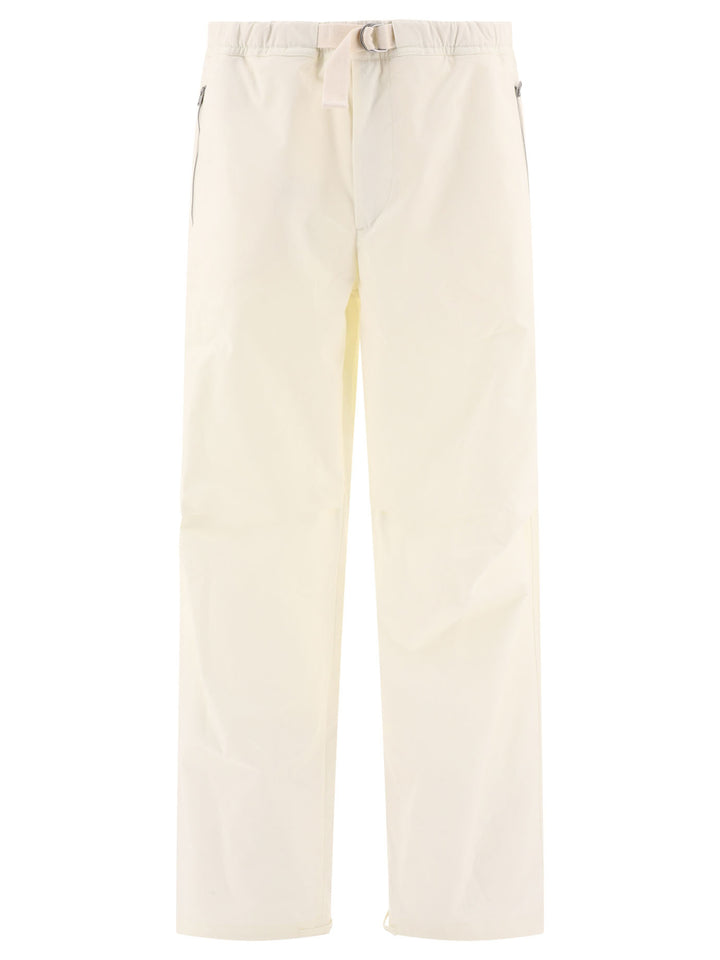 With Embroidery Trousers White