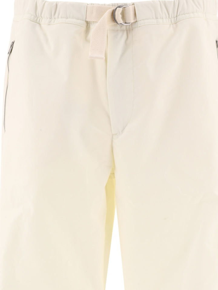 With Embroidery Trousers White