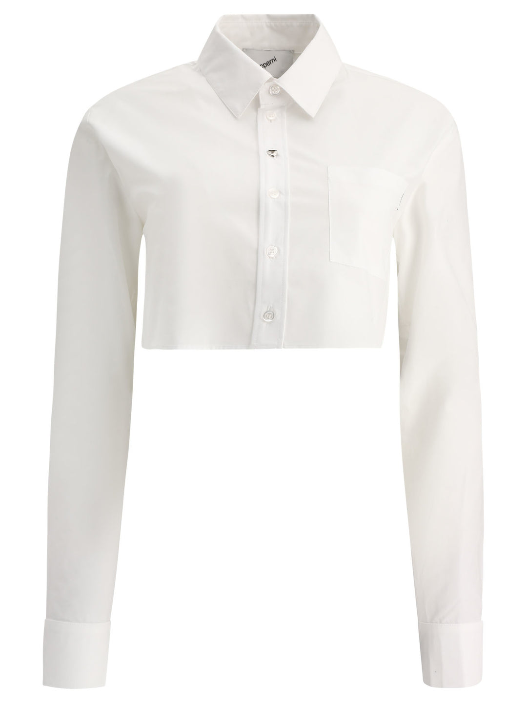 Cropped Shirt Shirts White