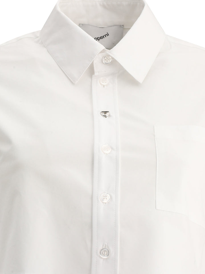 Cropped Shirt Shirts White