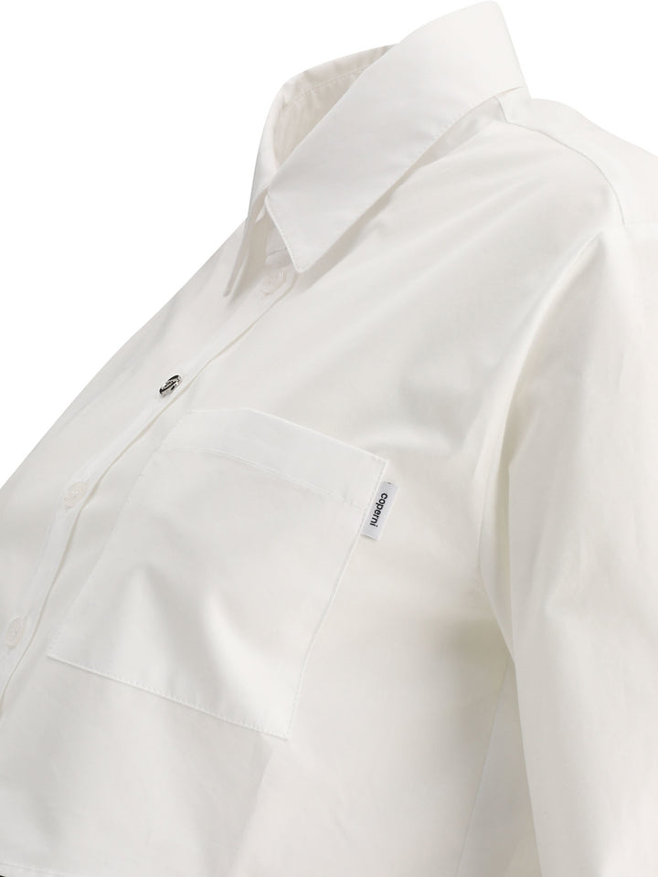 Cropped Shirt Shirts White