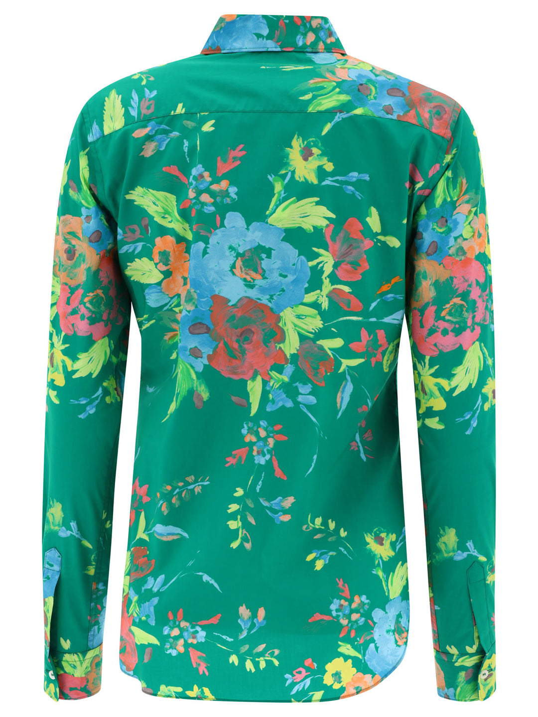 Shirt With Floral Print Shirts Green