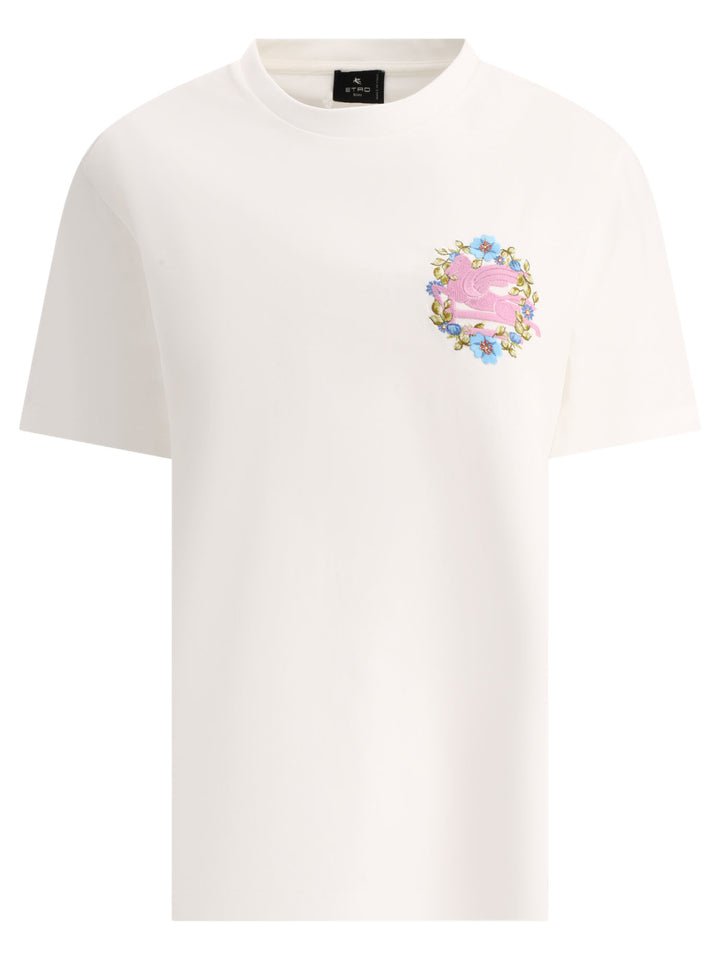 T-Shirt With Embroidery T-Shirts White