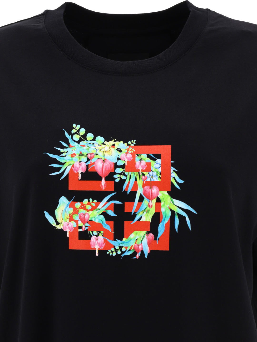 4g Flowers T-Shirts Black