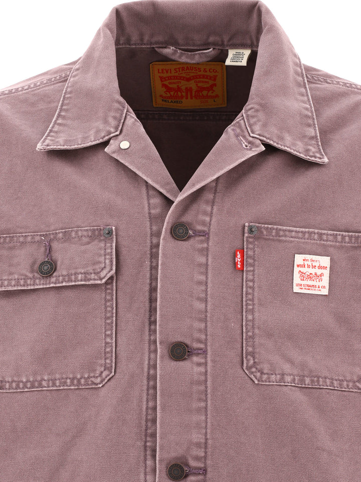 Sunrise Trucker Jacket Jackets Purple