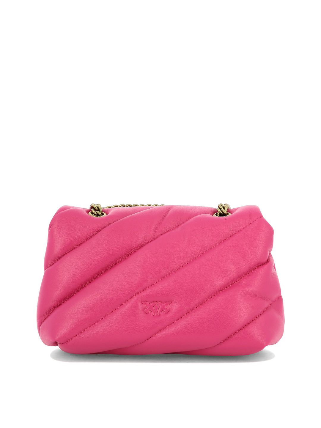 Love Mini Puff Shoulder Bags Fuchsia