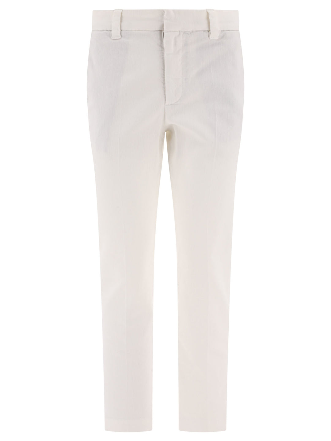 Cigarette Trousers White